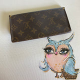 The Junco Wallet - Vintage Monogram in Gold