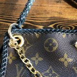 The Nuthatch - Vintage Monogram Black Crossbody