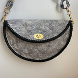 The Dove - Vintage Embroidered Monogram Lambskin Crossbody/Shoulder Bag
