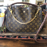 The Peacock - Vintage Monogram Hobo Crossbody