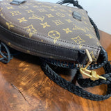 The Dove - Vintage Monogram in Black Crossbody