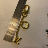 Authentic LV with Flower Quatrefoil Purse Charm/Keychain