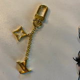 Authentic LV with Star Quatrefoil Purse Charm/Keychain