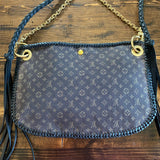 The Peacock - Vintage Mini Lin Hobo Crossbody