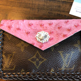 Pink Dot Vintage Card Holder/Key Chain