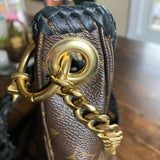 The Harrier Shoulder Bag in Black Monogram