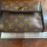 The Canvasback Shoulder/Crossbody Bag - Vintage Monogram in Black