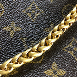 The XL Nuthatch - Vintage Monogram in Caramel Crossbody