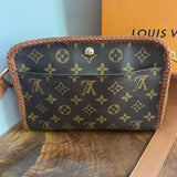 The Osprey - Vintage Monogram in Whiskey Crossbody Bag