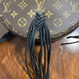 The Dove - Vintage Monogram in Black Crossbody