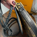 The Dove - Vintage Monogram in Black Crossbody
