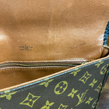 The Dove - Vintage Monogram in Black Crossbody