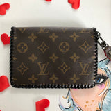 The Cardinal - Snow Leopard Vintage Card Holder/Wallet/Keychain