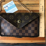 The Wren - Damier/Monogram Mix Vintage Wristlet/Crossbody/Clutch