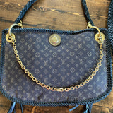 The Peacock - Vintage Mini Lin Hobo Crossbody