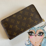 The Junco Zippy Wallet - Vintage Monogram