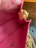 The Junco - Vintage Pink Monogram Mini Lin Canvas