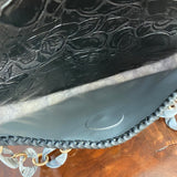 The Dove - Vintage Embroidered Monogram Lambskin Crossbody/Shoulder Bag