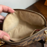 The Junco Crossbody Bag - Vintage Damier in Brown