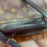 The Loon - Vintage Monogram Backpack in Black MM