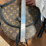 The Dove - Vintage Monogram in Black Crossbody
