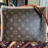 The Swan - Vintage Monogram in Vachetta Crossbody