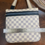 The Blue and White Swallow - Vintage Damier Azur Crossbody