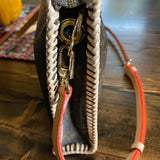 The Swan - Vintage Monogram in Vachetta Crossbody