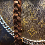 The Swan - Vintage Monogram Turquoise Crossbody