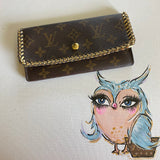 The Junco Wallet - Vintage Monogram in Gold
