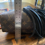 The Partridge - Vintage Monogram in Black Shoulder Bag