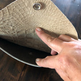 The Wren - Gold Vernis Vintage Wristlet/Crossbody/Clutch Bag