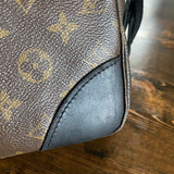 The Harrier Shoulder Bag in Black Monogram