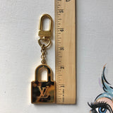 Authentic LV Tortoise Shell Padlock Purse Charm/Keychain