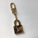 Authentic LV Tortoise Shell Padlock Purse Charm/Keychain