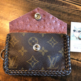 Pink Dot Vintage Card Holder/Key Chain