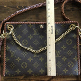 The Nuthatch - Vintage Monogram in Caramel Crossbody