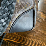 The Harrier Shoulder Bag in Black Monogram