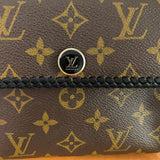 The Canvasback Shoulder/Crossbody Bag - Vintage Monogram in Black