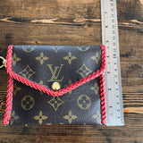The Cardinal - Red Vintage Card Holder/Wallet/Keychain