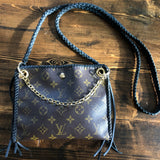 The Nuthatch - Vintage Monogram Black Crossbody