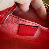 The Kinglet - Vintage Epi in Red Wristlet Bag