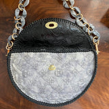 The Dove - Vintage Embroidered Monogram Lambskin Crossbody/Shoulder Bag