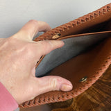 The Osprey - Vintage Monogram in Whiskey Crossbody Bag