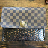 The Warbler Crossbody/Clutch in Damier Ebene