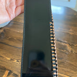 The Raven - Vintage Black Patent Gucci with Rose Gold Shoulder Bag