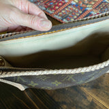 The Swan - Vintage Monogram in Vachetta Crossbody