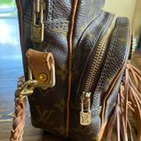 The Parrot - Monogram Crossbody Bag in Tan