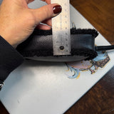 The Junco Crossbody - Black Shearling Leather Coach