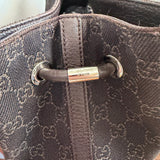 The Albatross Shoulder Bag - Vintage Gucci GG in Chocolate Brown Canvas